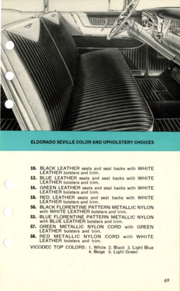 1956 Cadillac Salesmans Data Book Page 6